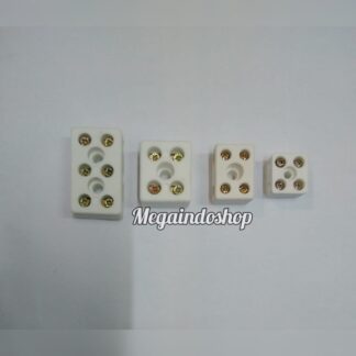 Terminal Block Keramik 10 A untuk kabel 1,5 mm type 2W5H-10A