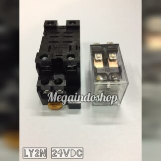 Relay LY2N 220V,24V,12V + socket PTF08A - Omron - 12VDC