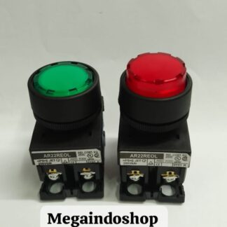 Illuminated Push Button AR22-REOL-G 22 mm Lock